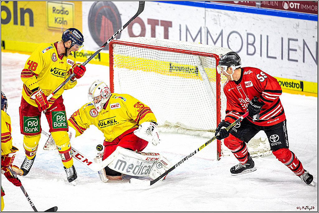 DEL;  Koelner Haie - Duesseldorfer e.G.; Koeln, 03.01.2020